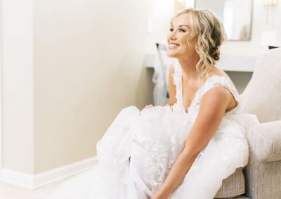 Bride in Bridal Suite at The Julianna